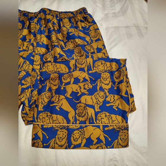 J. Crew Silk Lion Print Pants - Picture 3 of 5